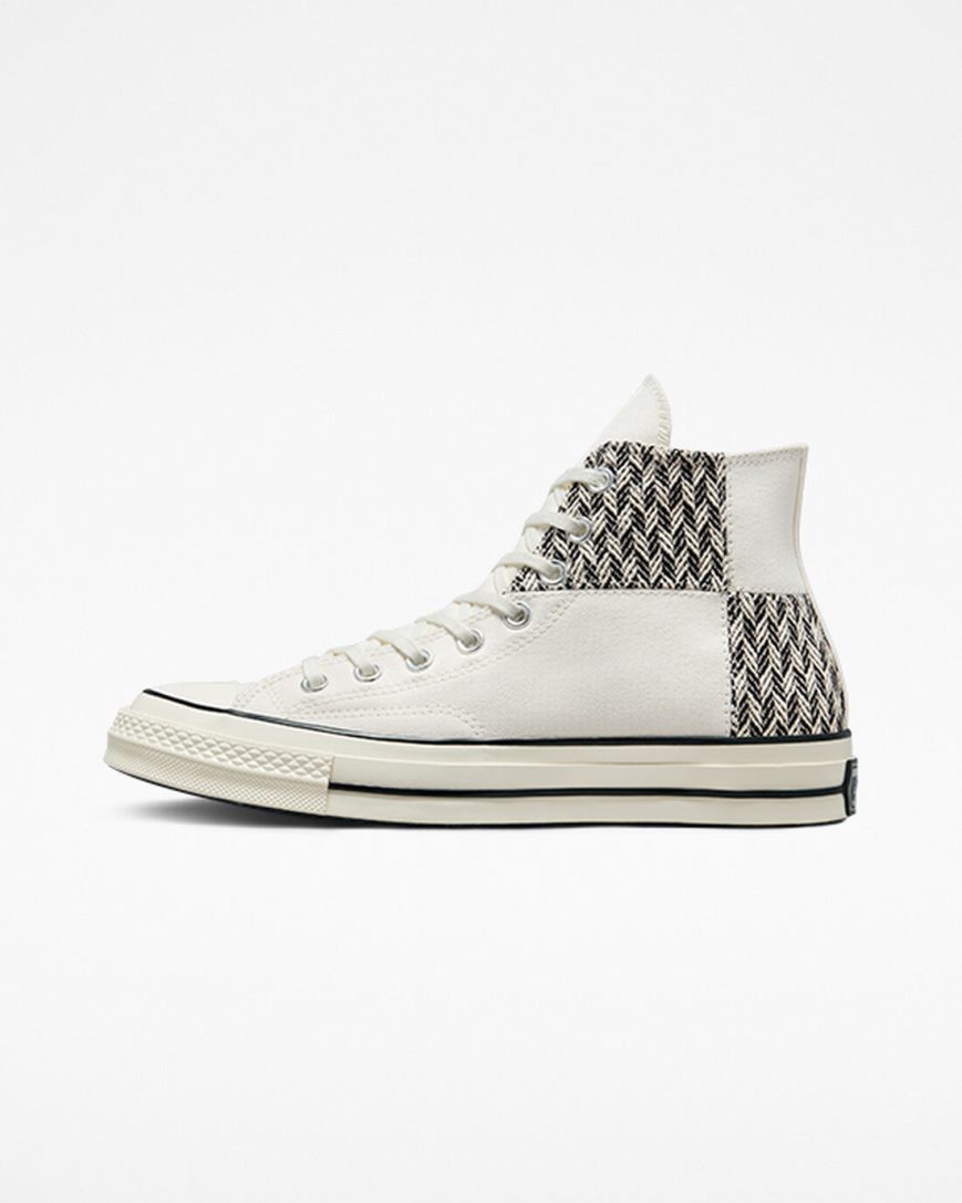 Tenisky Vysoke Converse Chuck 70 Patchwork Panske Béžové Biele Čierne | SK DPLHE7